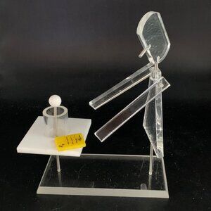 Rare Vintage Acrylic Pharmacist Articulating Figurine